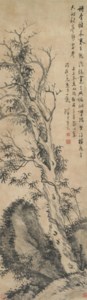 Bamboo on Old Wood