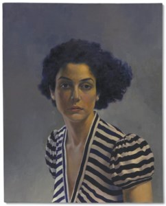 Salman Toor, Untitled (Woman)