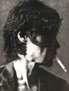 Untitled (Side View with Cigarette)