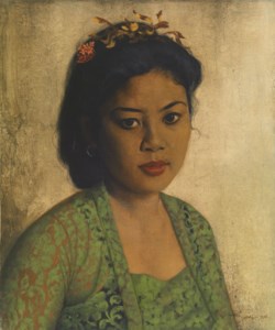 Portrait of a Balinese lady