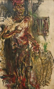 Affandi, Ayam Jago (Man with a Fighting Rooster)