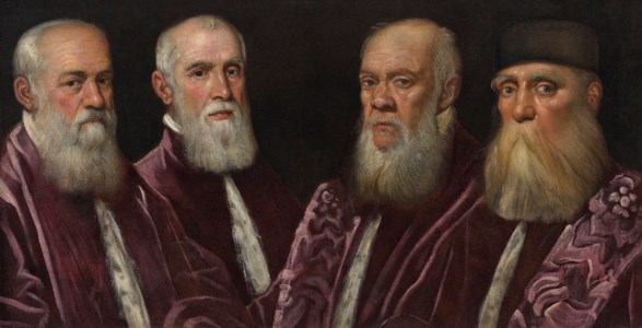 A group portrait of four Venetian senators, bust-length