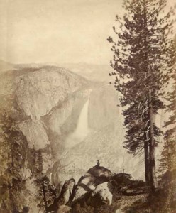 Falls of the Yosemite from Glacier Rock, No.36; Valley of the Yosemite from Sandy Flat, No.17; Mirror Lake, Valley of the Yosemite, No.25, each 1872