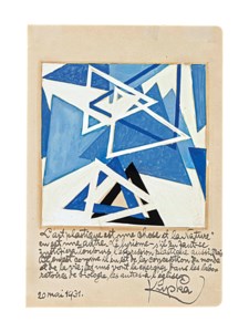Composition d'après "Equation des bleus mouvants"