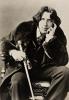 Oscar Wilde with a cane