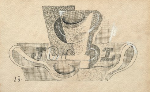 Journal et tasse de café, vers 1923