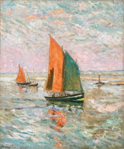 Bateaux de pêche à l'entrée du Croisic