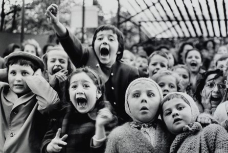 Children at a Puppet Theatre, Paris, 1963