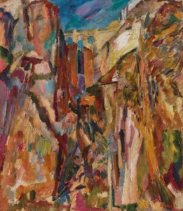 David Bomberg, The Bridge and River Tajo, Ronda