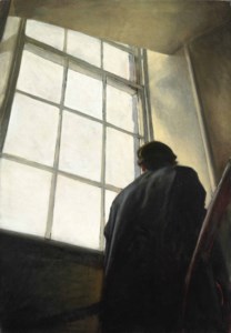 Man on Stairs