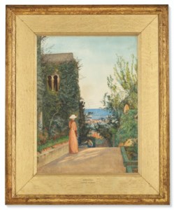 Algiers, Cecilia in pink; and Bordighera