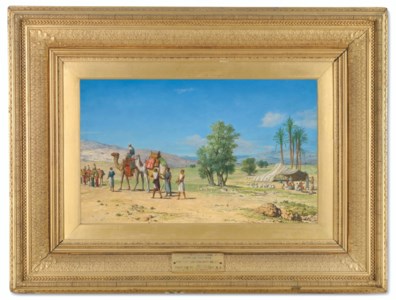 The Madian merchants taking Joseph to Egypt