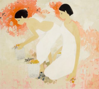 Untitled (Women Picking Fruit)