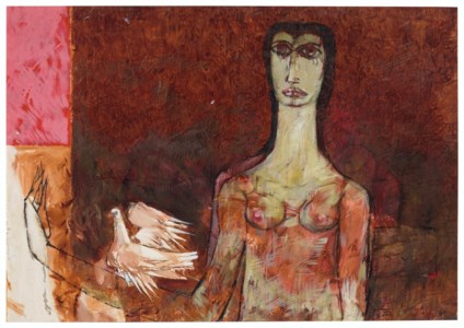 Untitled (Woman and Pigeon)