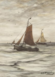 On choppy waters, Scheveningen