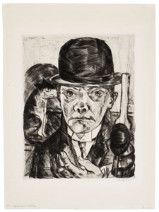 Selbstbildnis mit steifemHut (Self-Portrait in a Bowler Hat)