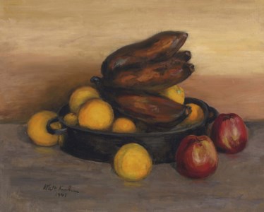 Still Life with Red Bananas