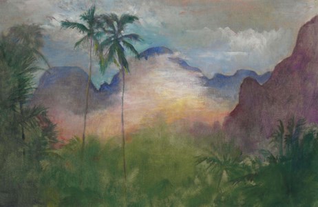 Uponohu, End of Cook's Bay, Island of Moorea, Sunset