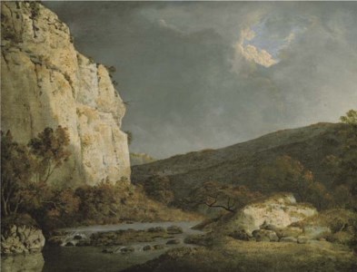 View of Chee Tor, near Matlock, Derbyshire