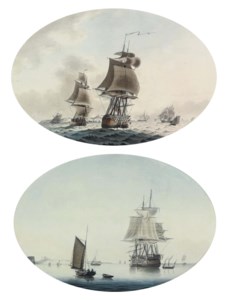 Shipping in the Channel off Dover; and A calm day in the Channel (both illustrated)