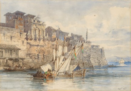 The Palace of Boukoleon on the shore of the Sea of Marmara