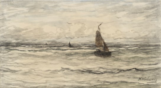 Bomschuiten op zee