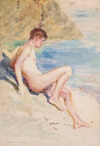 The bather