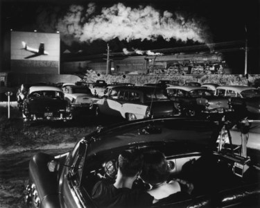 Hot Shot Eastbound at the Iaeger Drive-in, West Virginia, 1956