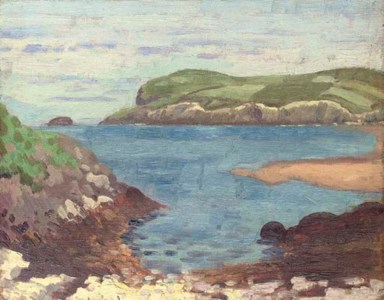 A rocky cove