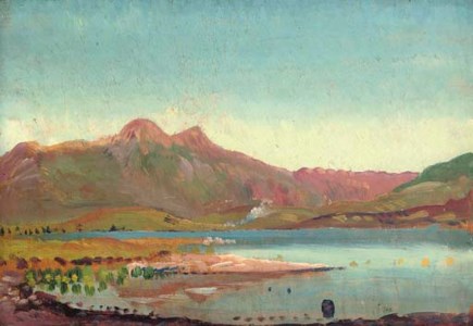Mountains and Lake, Wales