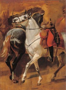 Study for the equestrian portrait of General Dumouriez at the Battle of Jemappes