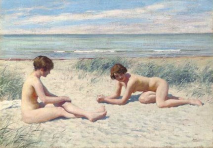 On the beach