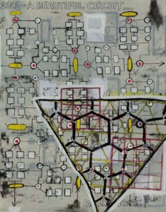 Studio Wall Drawing (A Beautiful Circut)