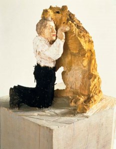 Man Fighting with a Lion