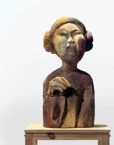 Woman with Pigtails