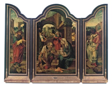 A Triptych: The Adoration of the Magi