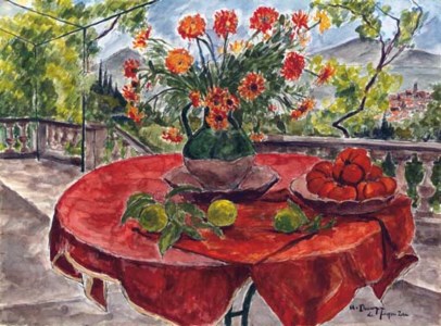 La table rouge