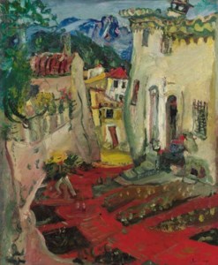 Chaim Soutine, Rue à Cagnes