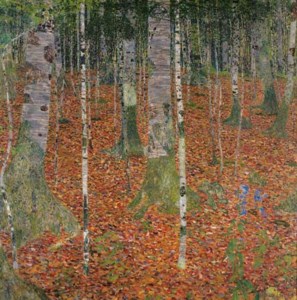 Gustav Klimt, Birch Forest