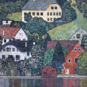 Gustav Klimt, Houses at Unterach on the Attersee