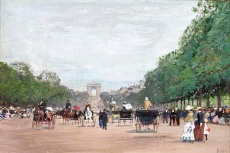Promenade sur les Champs-Elysées, Paris
