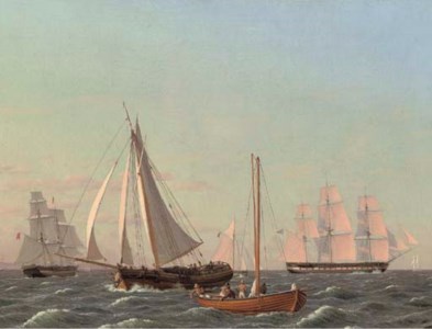 Ships Tacking to Windward