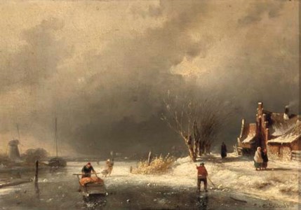 A cold day in winter