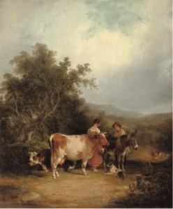 A romantic encounter on a hilltop