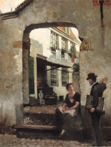 The artist's visit