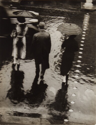 'La rue de Rivoli sous la pluie'