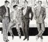 Dapper Urbanites. [BULLOCKS / MENS FASHION ADVERTISEMENT]