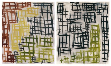 Günther Förg, Ohne Titel (Two Works)