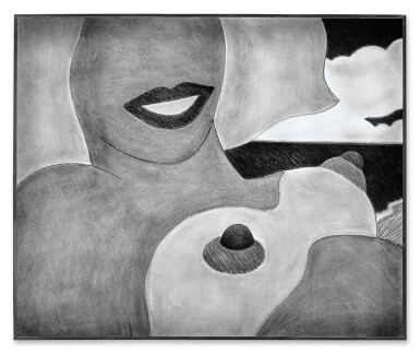 Tom Wesselman, 3-D Illuminated Drawing - Nude 1966 for Great American Nude #84
