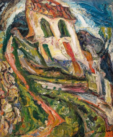 Chaim Soutine, Les gorges du Loup (La maison hantée) IV